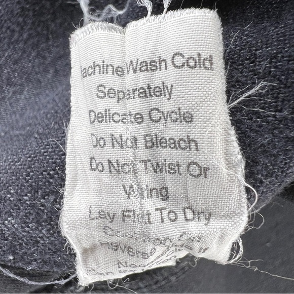 MEDIUM CABI BLACK FAUX LEATHER MOTO LEGGINGS  GOTH STRETCH PULL ON STYLE - Picture 9 of 10